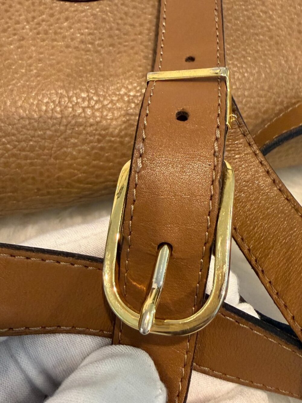 Vintage Christian Dior CD Logo Leather Shoulder Bag - Picture 6 of 10